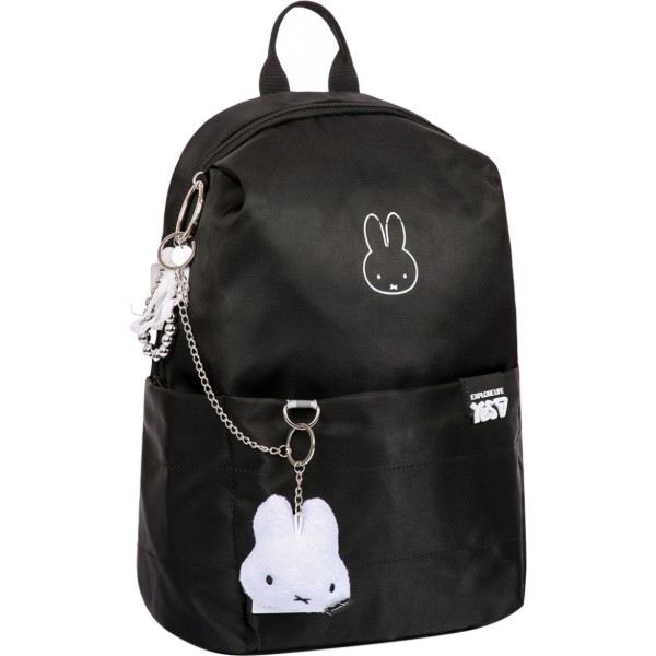 Фото - Рюкзак школьный YES T-105M Miffy Black&White (550314)